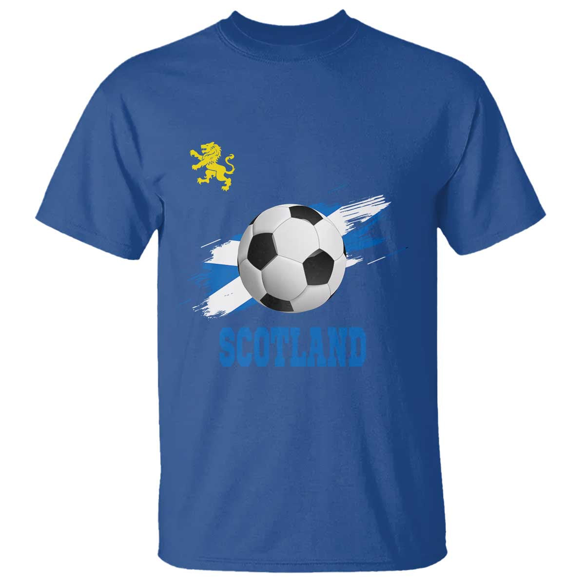 Scotland Soccer Flag T Shirt Scottish Football Fans Pride - Wonder Print Shop