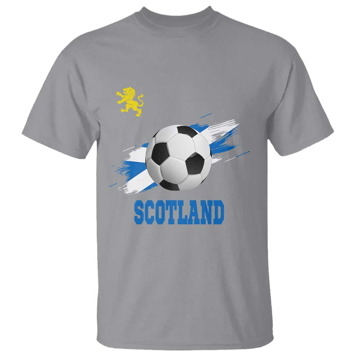 Scotland Soccer Flag T Shirt Scottish Football Fans Pride - Wonder Print Shop