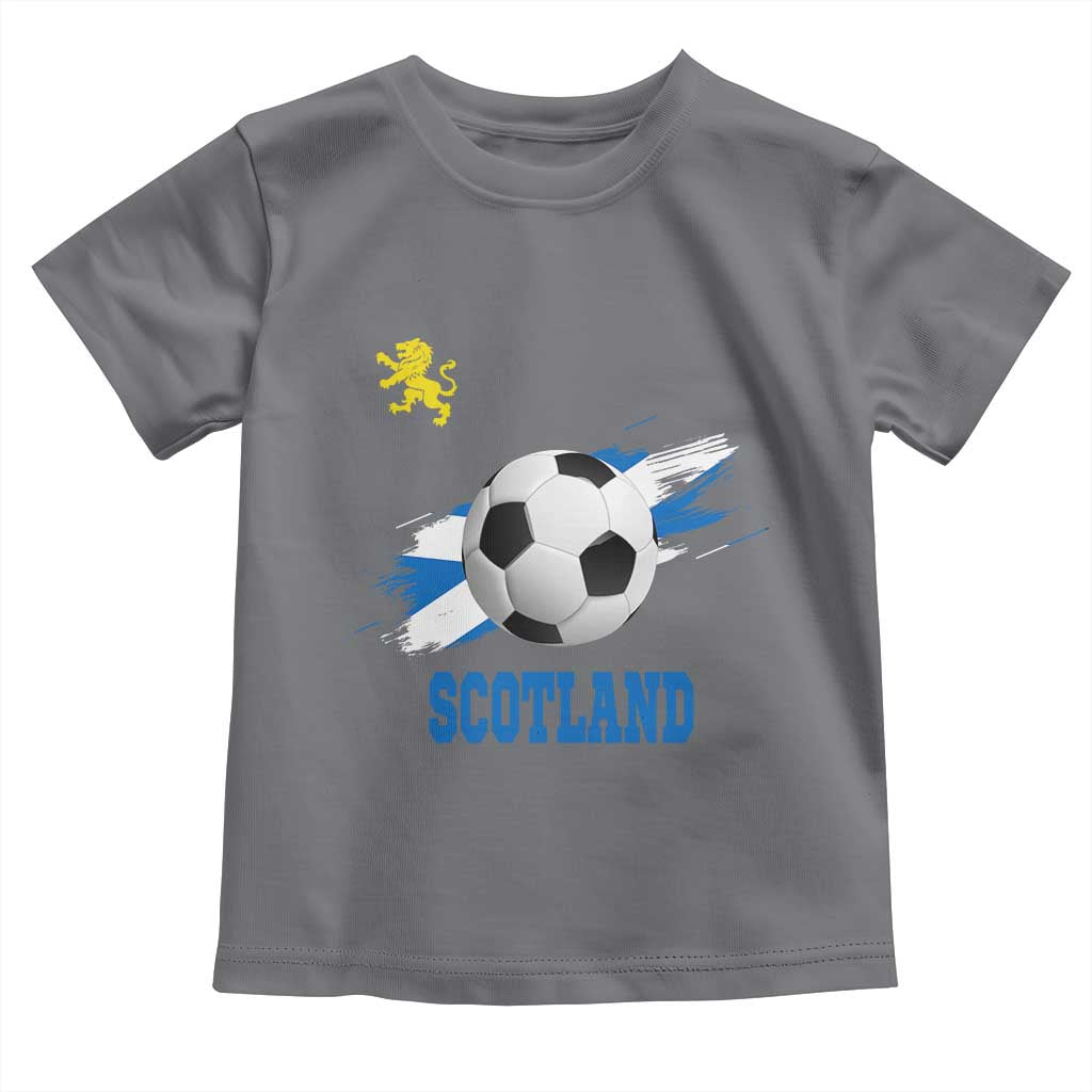 Scotland Soccer Flag Toddler T Shirt Scottish Football Fans Pride - Wonder Print Shop