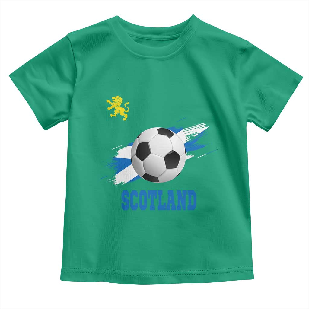 Scotland Soccer Flag Toddler T Shirt Scottish Football Fans Pride - Wonder Print Shop