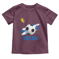 Scotland Soccer Flag Toddler T Shirt Scottish Football Fans Pride - Wonder Print Shop