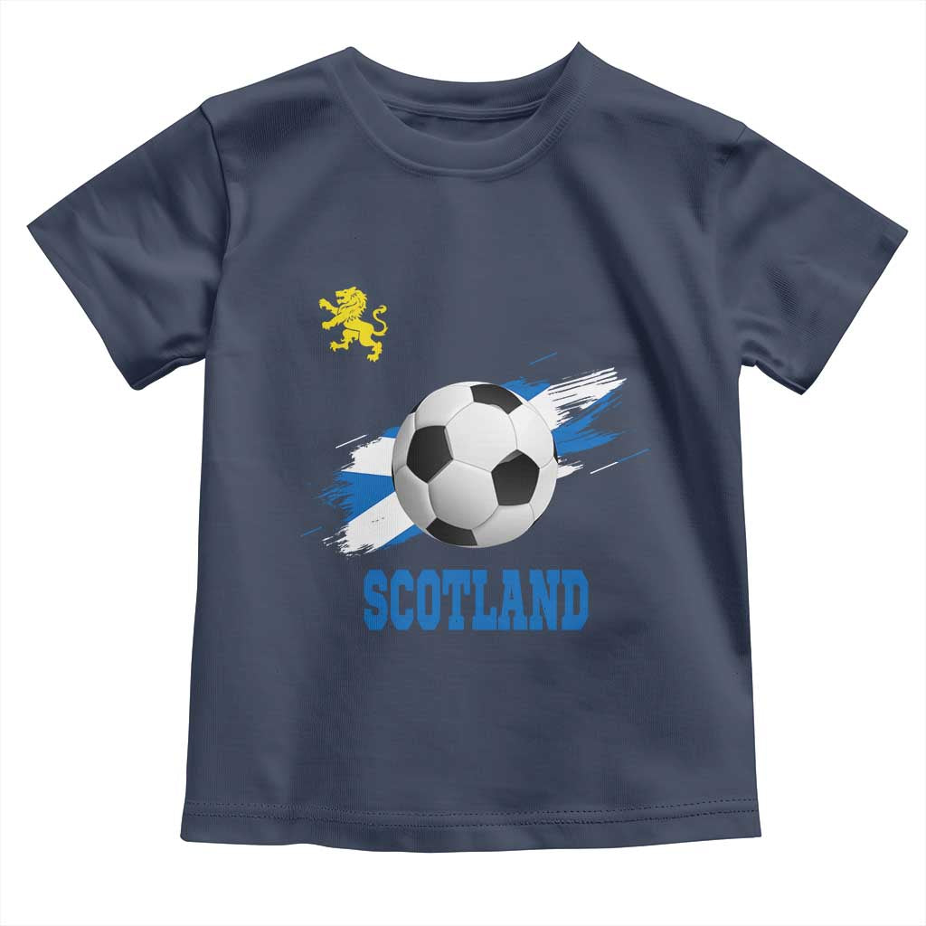 Scotland Soccer Flag Toddler T Shirt Scottish Football Fans Pride - Wonder Print Shop