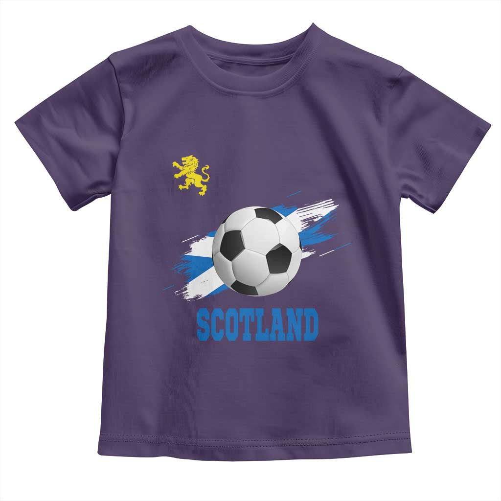 Scotland Soccer Flag Toddler T Shirt Scottish Football Fans Pride - Wonder Print Shop