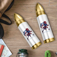 Scottish Lion Football Bullet Tumbler Brave Lion in Kilt with Flag Cape Pride - Wonder Print Shop