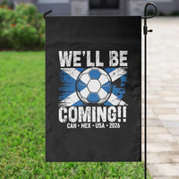 We’ll Be Coming Soccer Garden Flag Scotland Flag Pride Football Fans - Wonder Print Shop