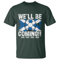 We’ll Be Coming Soccer T Shirt Scotland Flag Pride Football Fans - Wonder Print Shop