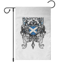 Scottish Heritage Crest Gothic Garden Flag Medieval Flag and Sword Celtic Pride - Wonder Print Shop