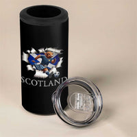 Funny Highland Cow in Kilt Footballer 4 in 1 Can Cooler Tumbler We'll Be Coming Scottish Pride Football Fans - Wonder Print Shop