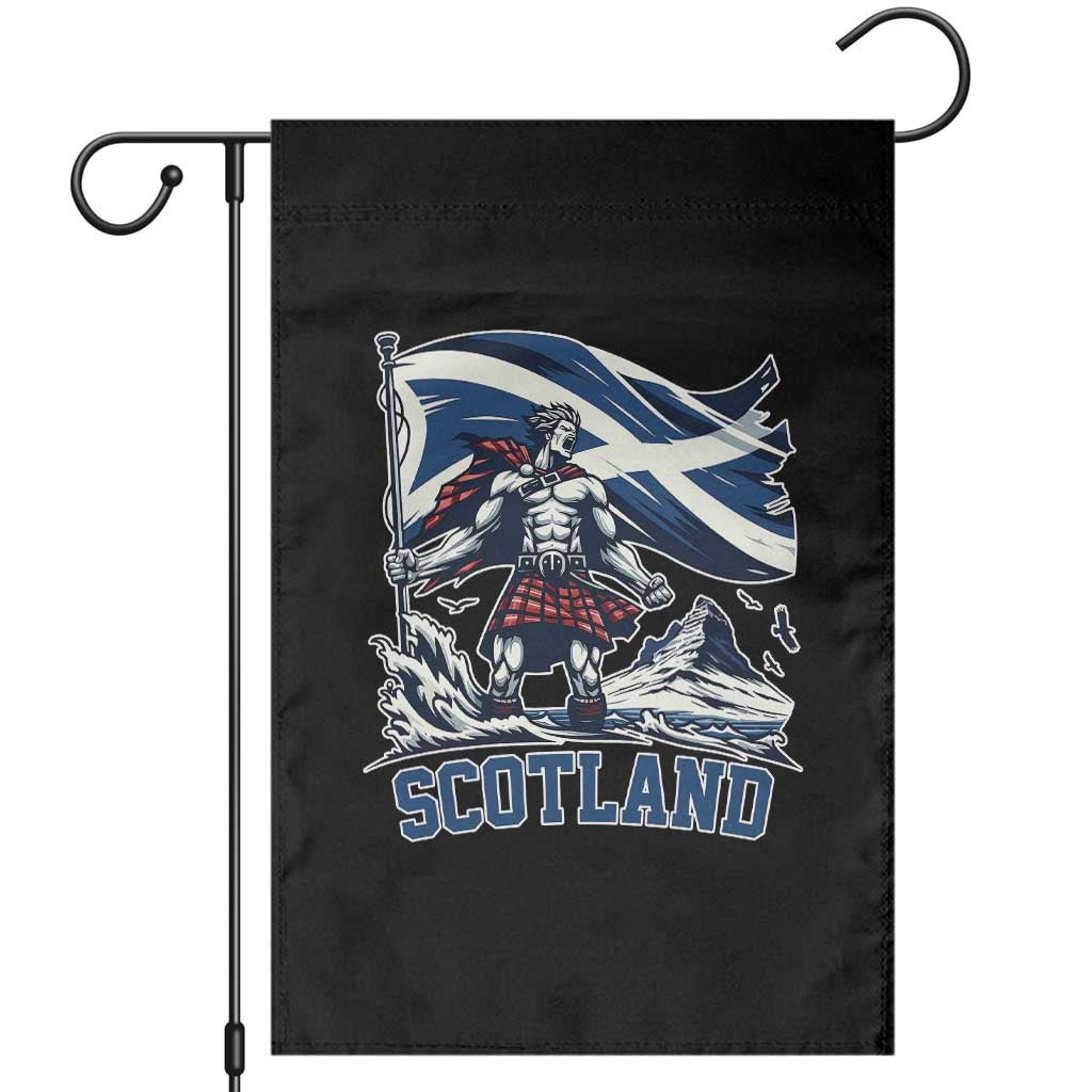 Scottish Warrior Garden Flag Brave Highland Hero Scotland Flag - Wonder Print Shop