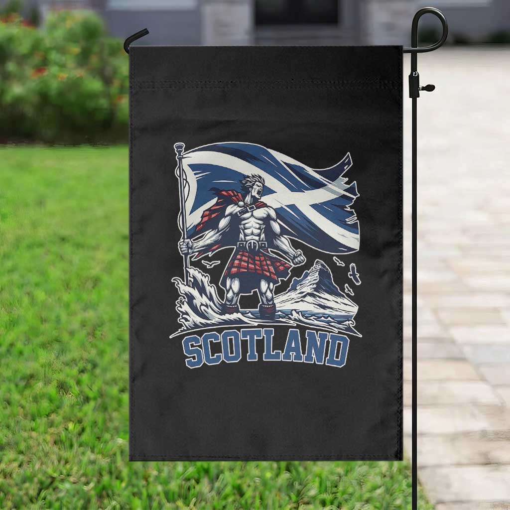 Scottish Warrior Garden Flag Brave Highland Hero Scotland Flag - Wonder Print Shop