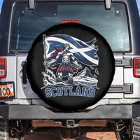 Scottish Warrior Spare Tire Cover Brave Highland Hero Scotland Flag - Wonder Print Shop