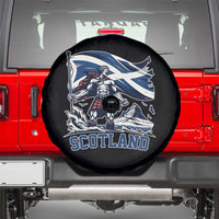 Scottish Warrior Spare Tire Cover Brave Highland Hero Scotland Flag - Wonder Print Shop