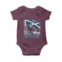 Scottish Warrior Baby Onesie Brave Highland Hero Scotland Flag - Wonder Print Shop
