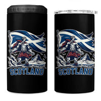 Scottish Warrior 4 in 1 Can Cooler Tumbler Brave Highland Hero Scotland Flag - Wonder Print Shop
