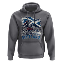 Scottish Warrior Hoodie Brave Highland Hero Scotland Flag - Wonder Print Shop