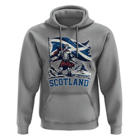 Scottish Warrior Hoodie Brave Highland Hero Scotland Flag - Wonder Print Shop