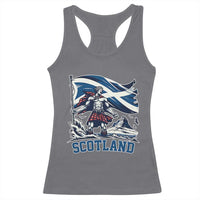 Scottish Warrior Racerback Tank Top Brave Highland Hero Scotland Flag - Wonder Print Shop