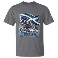 Scottish Warrior T Shirt Brave Highland Hero Scotland Flag - Wonder Print Shop