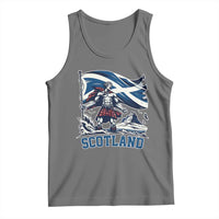 Scottish Warrior Tank Top Brave Highland Hero Scotland Flag - Wonder Print Shop