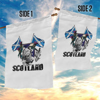 Roaring Scottish Lion Crest Garden Flag Thistle Scotland Flag Emblem for Brave Highlanders - Wonder Print Shop