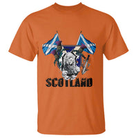 Roaring Scottish Lion Crest T Shirt Thistle Scotland Flag Emblem for Brave Highlanders - Wonder Print Shop
