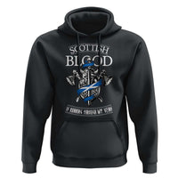 Scottish Blood Running Through My Veins Hoodie Viking Axe and Sword Heritage - Wonder Print Shop