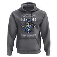 Scottish Blood Running Through My Veins Hoodie Viking Axe and Sword Heritage - Wonder Print Shop