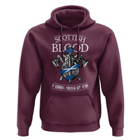 Scottish Blood Running Through My Veins Hoodie Viking Axe and Sword Heritage - Wonder Print Shop