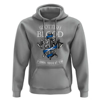 Scottish Blood Running Through My Veins Hoodie Viking Axe and Sword Heritage - Wonder Print Shop