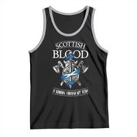 Scottish Blood Running Through My Veins Tank Top Viking Axe and Sword Heritage - Wonder Print Shop