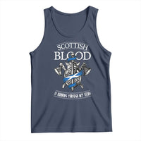 Scottish Blood Running Through My Veins Tank Top Viking Axe and Sword Heritage - Wonder Print Shop