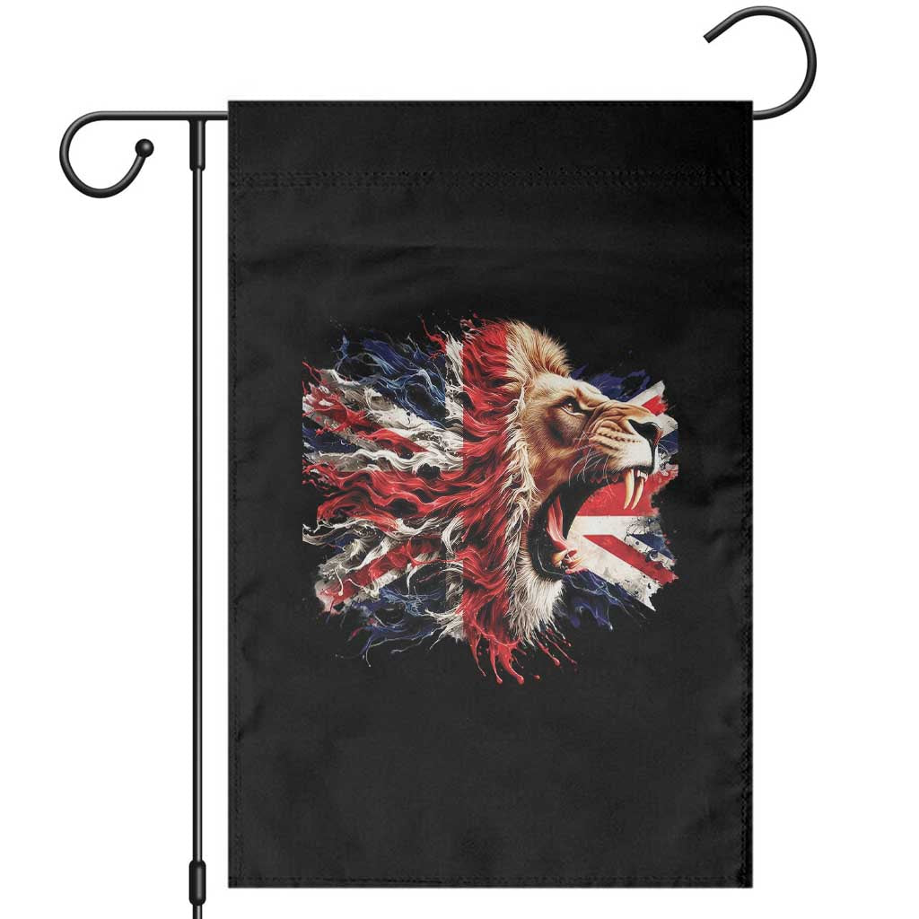 Roaring British Lion Flag Garden Flag Union Jack UK Pride - Wonder Print Shop