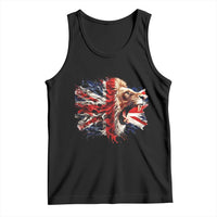 Roaring British Lion Flag Tank Top Union Jack UK Pride - Wonder Print Shop