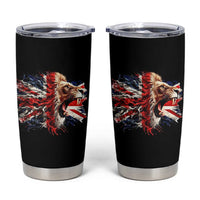 Roaring British Lion Flag Tumbler Cup Union Jack UK Pride - Wonder Print Shop