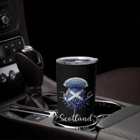 Scotland Thistle Floral Emblem Saltire Flag Tumbler Cup Patriotic Scottish Heritage