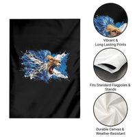 Roaring Scottish Lion Garden Flag Braveheart Scotland Flag Pride - Wonder Print Shop