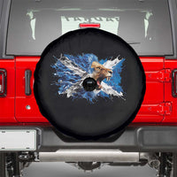 Roaring Scottish Lion Spare Tire Cover Braveheart Scotland Flag Pride - Wonder Print Shop