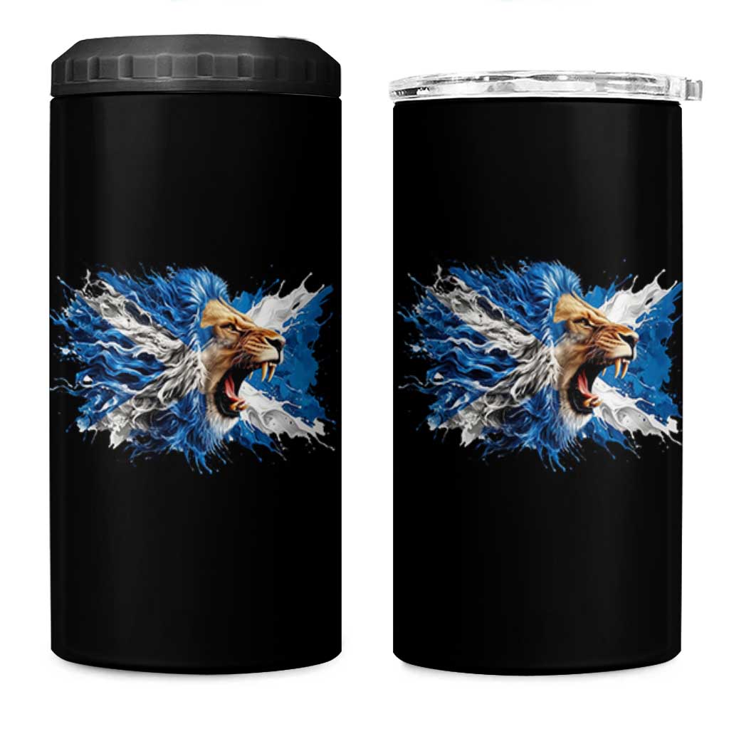 Roaring Scottish Lion 4 in 1 Can Cooler Tumbler Braveheart Scotland Flag Pride - Wonder Print Shop