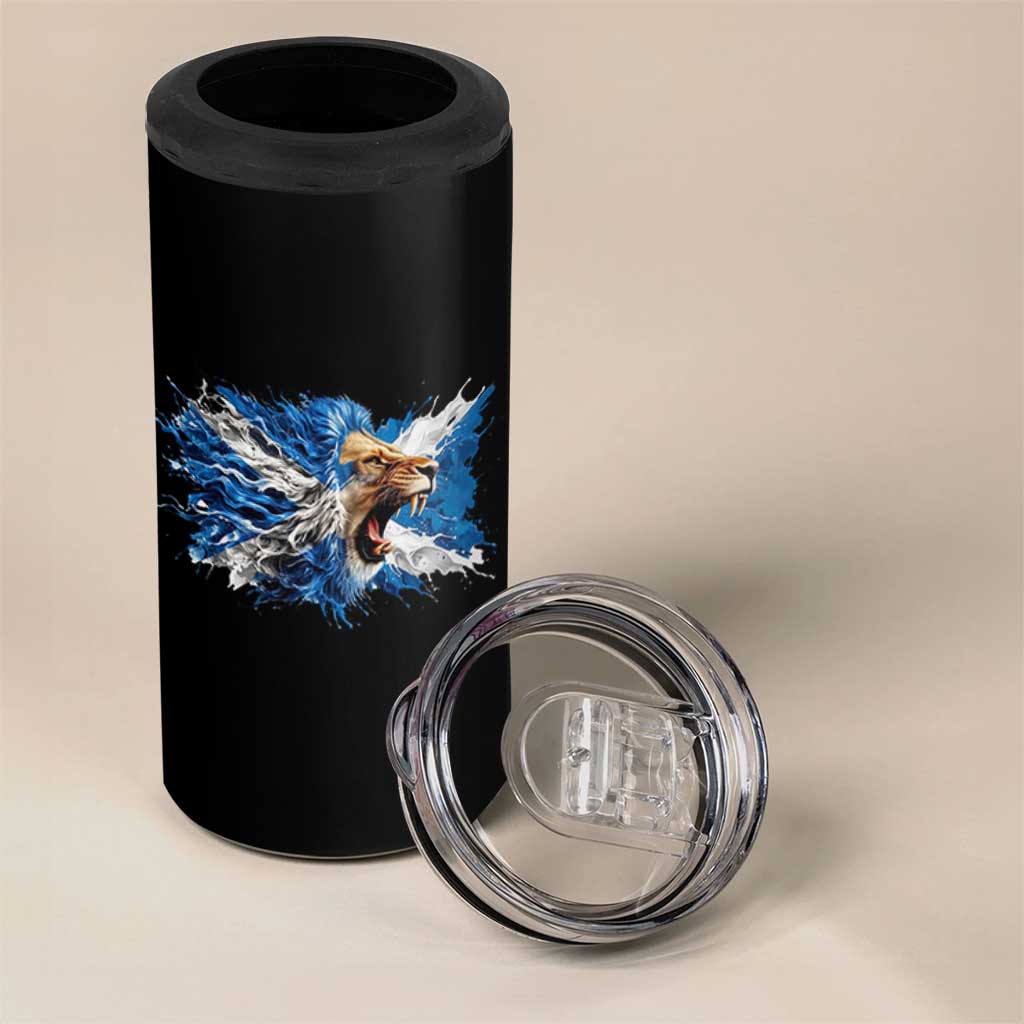 Roaring Scottish Lion 4 in 1 Can Cooler Tumbler Braveheart Scotland Flag Pride - Wonder Print Shop