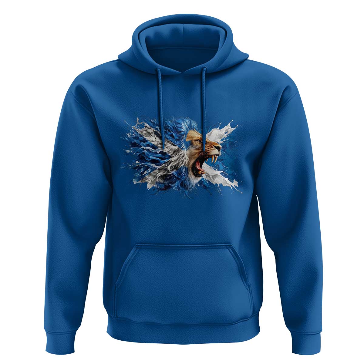 Roaring Scottish Lion Hoodie Braveheart Scotland Flag Pride - Wonder Print Shop