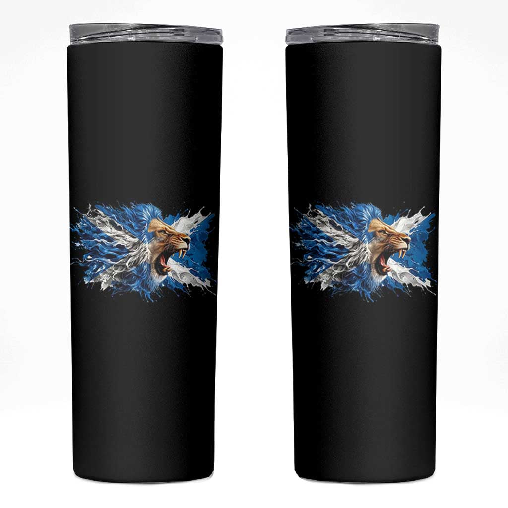 Roaring Scottish Lion Skinny Tumbler Braveheart Scotland Flag Pride - Wonder Print Shop