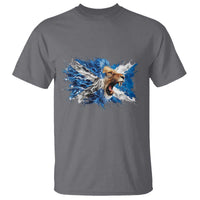 Roaring Scottish Lion T Shirt Braveheart Scotland Flag Pride - Wonder Print Shop