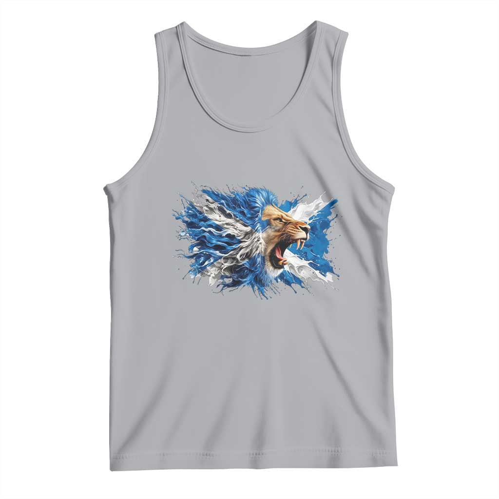 Roaring Scottish Lion Tank Top Braveheart Scotland Flag Pride - Wonder Print Shop