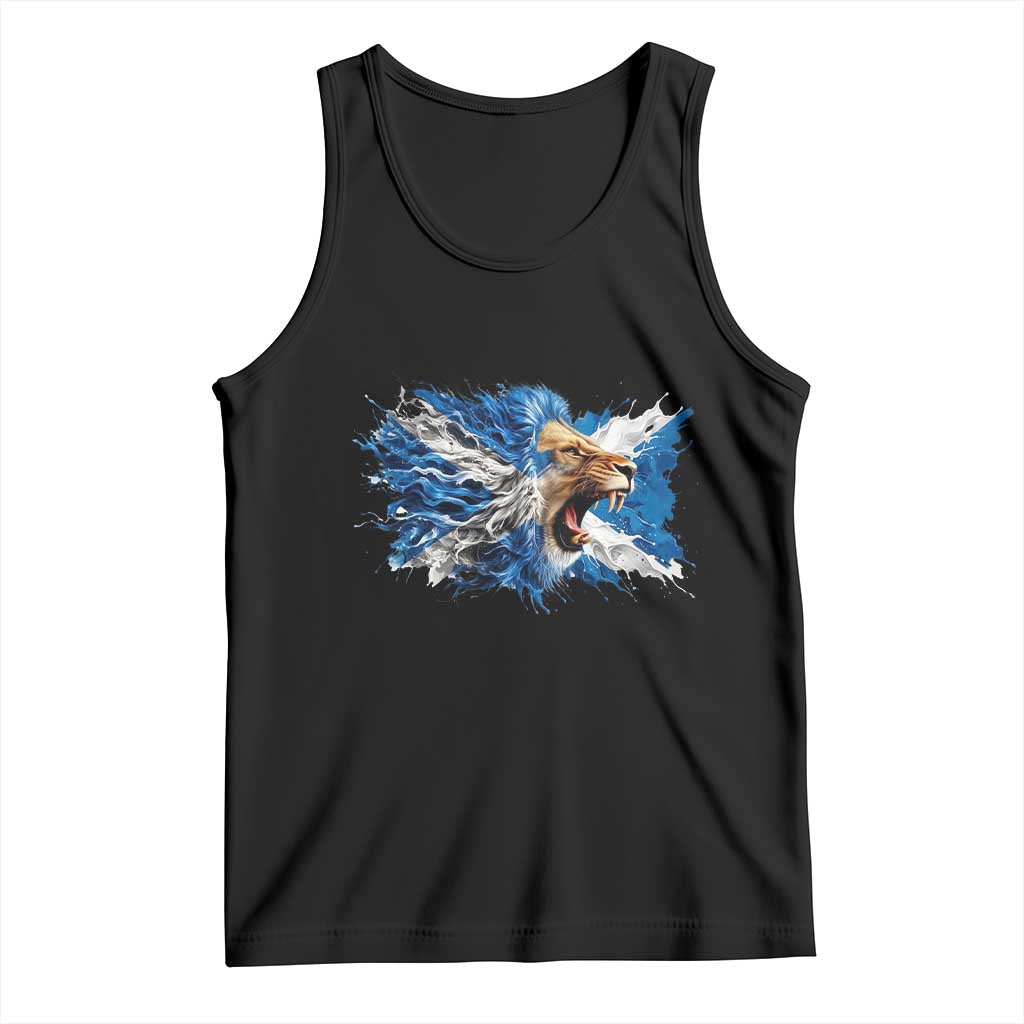 Roaring Scottish Lion Tank Top Braveheart Scotland Flag Pride - Wonder Print Shop