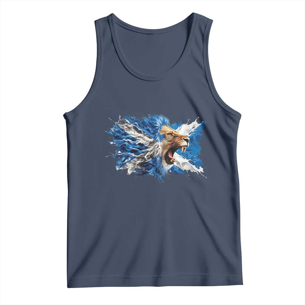 Roaring Scottish Lion Tank Top Braveheart Scotland Flag Pride - Wonder Print Shop