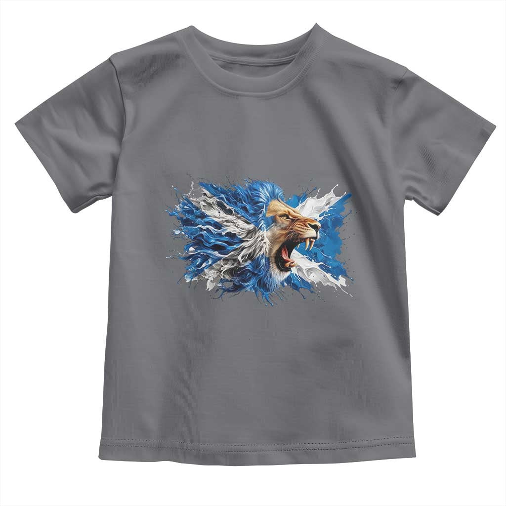 Roaring Scottish Lion Toddler T Shirt Braveheart Scotland Flag Pride - Wonder Print Shop