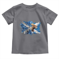Roaring Scottish Lion Toddler T Shirt Braveheart Scotland Flag Pride - Wonder Print Shop
