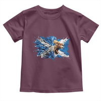 Roaring Scottish Lion Toddler T Shirt Braveheart Scotland Flag Pride - Wonder Print Shop