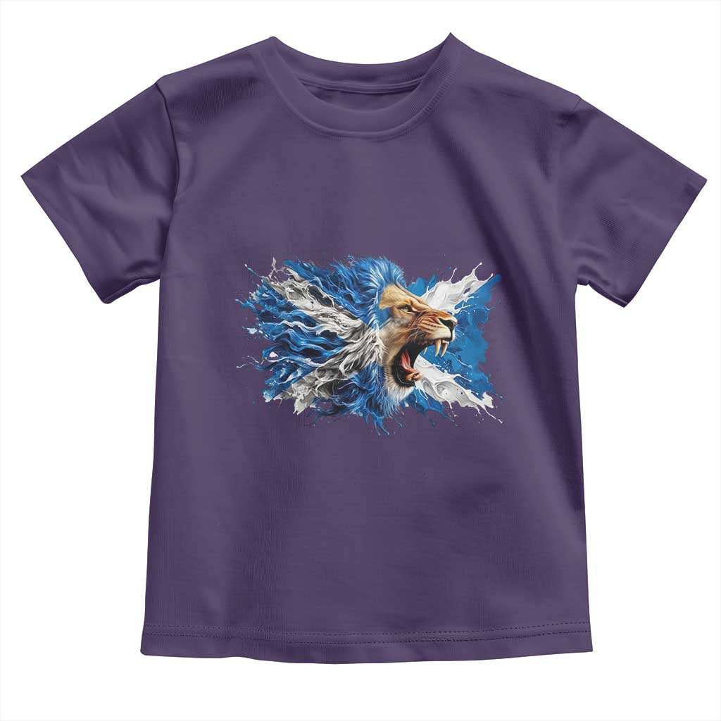 Roaring Scottish Lion Toddler T Shirt Braveheart Scotland Flag Pride - Wonder Print Shop