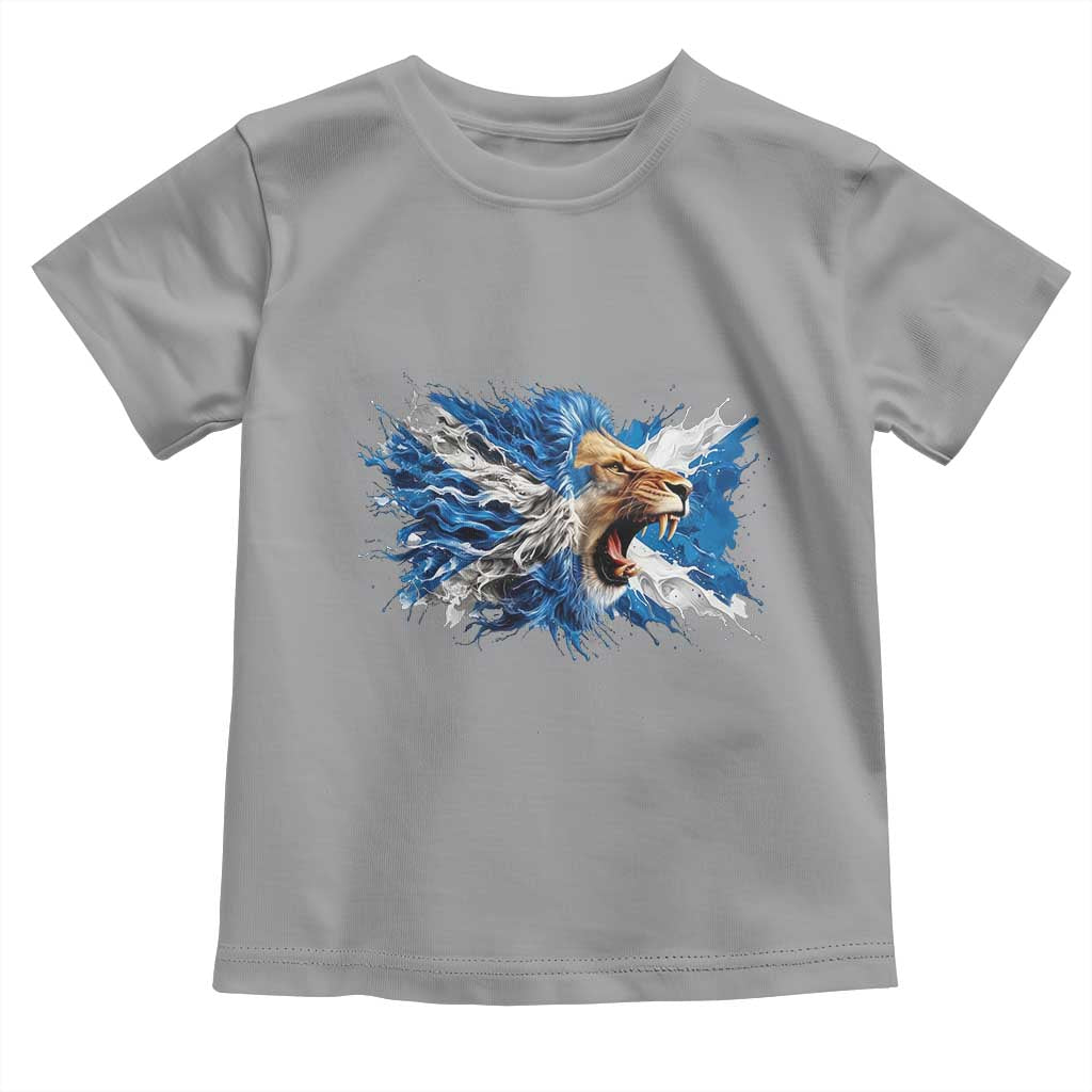 Roaring Scottish Lion Toddler T Shirt Braveheart Scotland Flag Pride - Wonder Print Shop